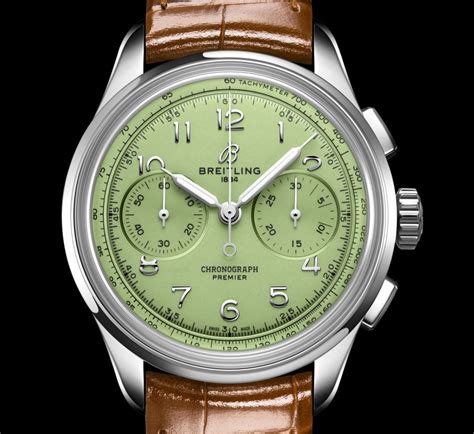 pistachio breitling heritage chronograph